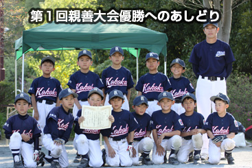 第1回親善大会優勝へのあしどり